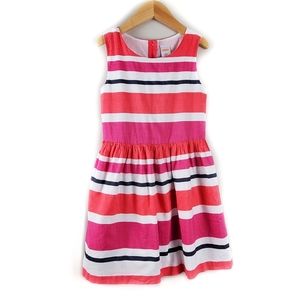 Gymboree baby girl 18-24mo Pink/&Cream Striped dress